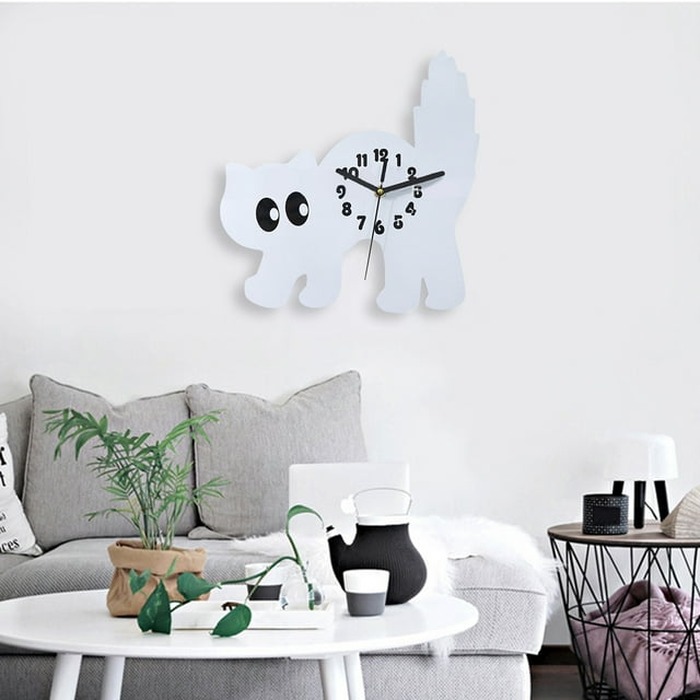 Wall Clock Wall Decoration Easy To Read Quiet Hanging Clock Acrylic Ornament For Bathroom Living Room Classroom 1 Hour Sand Timer