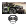thumbnail image 2 of 5 Inch Car Led Work Lights Angel Eyes Square Spotlights Front Bumper Mesh Fog Lights Suitable For W, 2 of 5