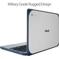 thumbnail image 5 of ASUS Chromebook C202SA-YS02, 1.60 GHz Intel Celeron, 4GB DDR3 RAM, 16GB SSD Hard Drive, Chrome, 11" Screen (Grade B Used), 5 of 6