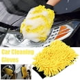 thumbnail image 4 of SGACAI Guante de chenilla de doble cara impermeable con herramienta de microfibra para lavado de autos Cepillo de cera, 4 of 6