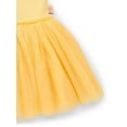 thumbnail image 6 of Disney Princess Toddler Girls Belle Cosplay Tutu Dress with Puff Sleeves, Sizes 12M-5T, 6 of 6
