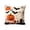 B, variant on Summer Ween Decorative Pillow Cover 18x18 Inch, Linen Blend Tropical Halloween Throw Pillow Case with Skeleton Surfing Ghost Pumpkin for Sofa Couch Living Room Home Decor