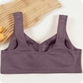 thumbnail image 3 of Daisy Bras for Older Women Daisy Bra for Seniors Front Closure Full Coverage Comfort Cotton No Underwire Bras, 3 of 5