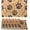 Dog Paws,bones, variant on Eucalyptus Leaves Placemat Set of 4, 12x18 Inch Seasonal Summer Sage Blue Buffalo Plaid Table Mats Spring Themed Place Mats Rustic Table Decoration for Indoor Outdoor Party Kitchen Dining