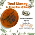thumbnail image 4 of Soap Bar with Money Inside from Glycerin with Gift inside - Made in USA (Fruit Mix), 4 of 8