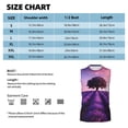 thumbnail image 2 of Salouo Lavender Field Sunset Pattern Men's Sleeveless T Shirts,Men's Regular-Fit Tank Top Sports Shirt for Men Sleeveless Tank Shirt -3X-Large, 2 of 6