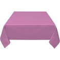 thumbnail image 3 of Magenta Pink Spring Solid Color Soft Tablecloth Square Dinng Table Covers for Kitchen & Table Linens 60" x 60", 3 of 8