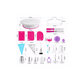 thumbnail image 4 of Kit De Decoración Pasteles Base Giratoria Boquillas 307pcs ROSA BLANCO, 4 of 5