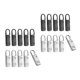 thumbnail image 1 of Reemplazo de la LengüEta de la Cremallera de 20 Piezas, Tirador de Cremallera de Metal Tirador Deslizante de Cremallera Manija Extensible Fijador para Maletas Mochilas, 1 of 5