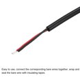 thumbnail image 5 of Uxcell Jack hembra de 2.5mm a cable desnudo TS 2 polos mono 3/32" Cable de audio 0.25m, 2 paquetes, 5 of 5
