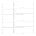 thumbnail image 3 of Soporte de Placa Nombre AcríLico Premium, 2X8 Pulgadas, Letrero PláStico Transparente, Placas Pared para Oficina, Hogar, 3 of 5