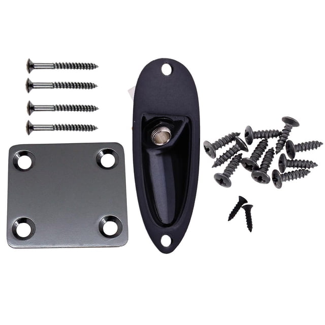 Placa de cuello de guitarra Baja perfke Conector en apariencia de Barco Tornillos de Montaje