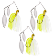 thumbnail image 1 of Spinner Bait - 1/2 oz- White Chartreuse (3 pack), 1 of 9