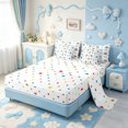 thumbnail image 3 of Manfei Blue Coquette Bow 7-Piece King Bedding,Kawaii Animal Highland Cattle King Bed in a Bag,Pink Reversible, 3 of 7
