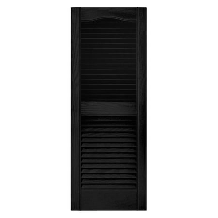 Builders Edge, Inc. 020140060002 Open Louver Vinyl Shutters