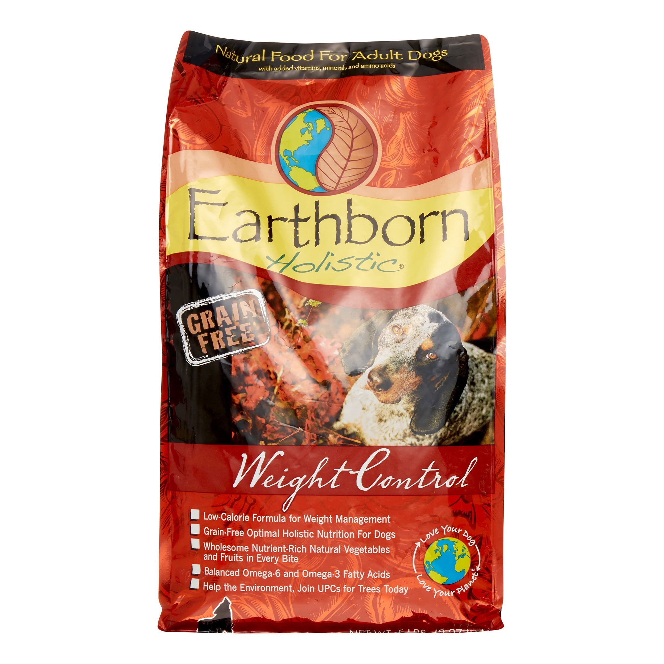 Earthborn Holistic GrainFree Weight Control Adult Dry Dog Food, 5 lb