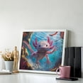 thumbnail image 3 of Diamond Art Kits for Adults, Cute Underwater AxolotlDiamond Painting Kits for Beginners, Frameless Round 5D Full Drill Diamonds Art Pictures Gem Art Crafts Home Decor Gifts, 3 of 8