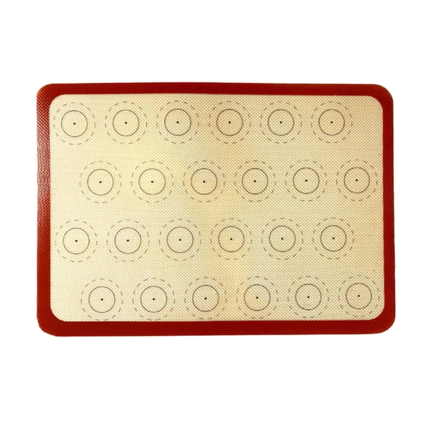 Tapete de silicona para hornear de 0,7 mm, antiadherente, reutilizable, apto para lavavajillas, resistente al calor, para hacer galletas y pasteles.