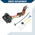 thumbnail image 4 of 1 Set Temperature Range Digital Electric Thermatic Fan Switch Kit for Car Metal Black, 4 of 6