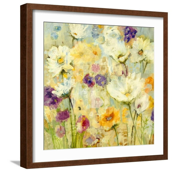 Art.com Free Spirits Art Print by Jill Martin, Brown Frame Wall Art, 21" x 21"