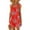 Red, variant on Summer Dresses Women's Beach Dress Bikini Beachwear Coverups Casual Vacation Short Summer Halter Dresses
