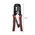 thumbnail image 4 of Kuymtek Pelador Trinquete Crimpadora Cable Red para 6P 8P RJ11 RJ45 (rojo Negro), 4 of 9