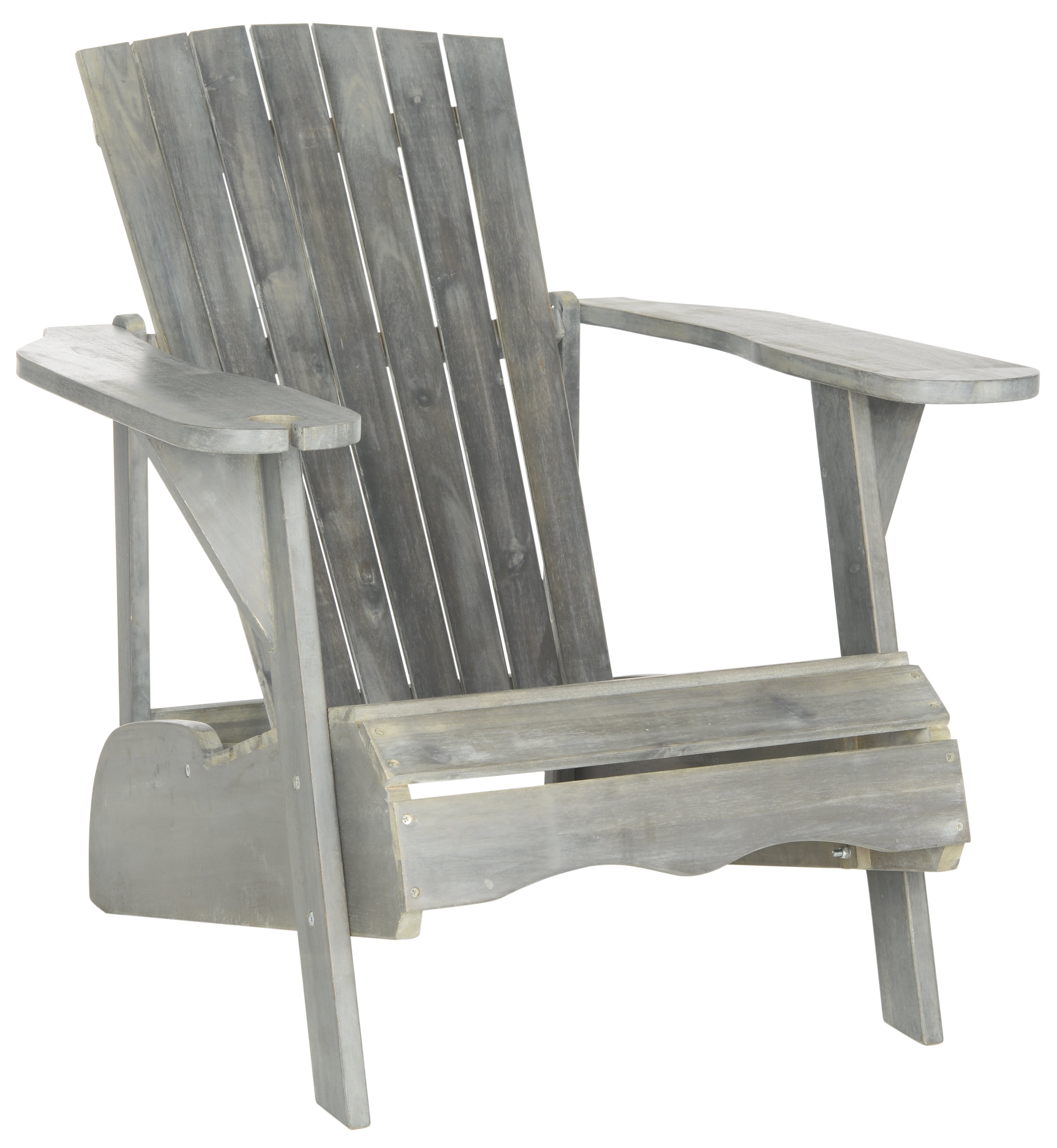 Safavieh Vista Outdoor Contemporary Adirondack Chair, Ash Gray