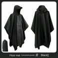 thumbnail image 1 of Two sets Three-in-one Cape Raincoat Adult Outdoor Hiking And Mountaineering Riding Lightweight Portable Multifunctional Poncho, 1 of 3