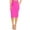 Magenta, variant on Women's Plus Size Casual Solid Pencil Skirt
