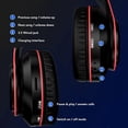 thumbnail image 4 of Wireless Headphones Bluetooth Noise Cancelling Stereo Earphones Over Ear Headset, 4 of 5