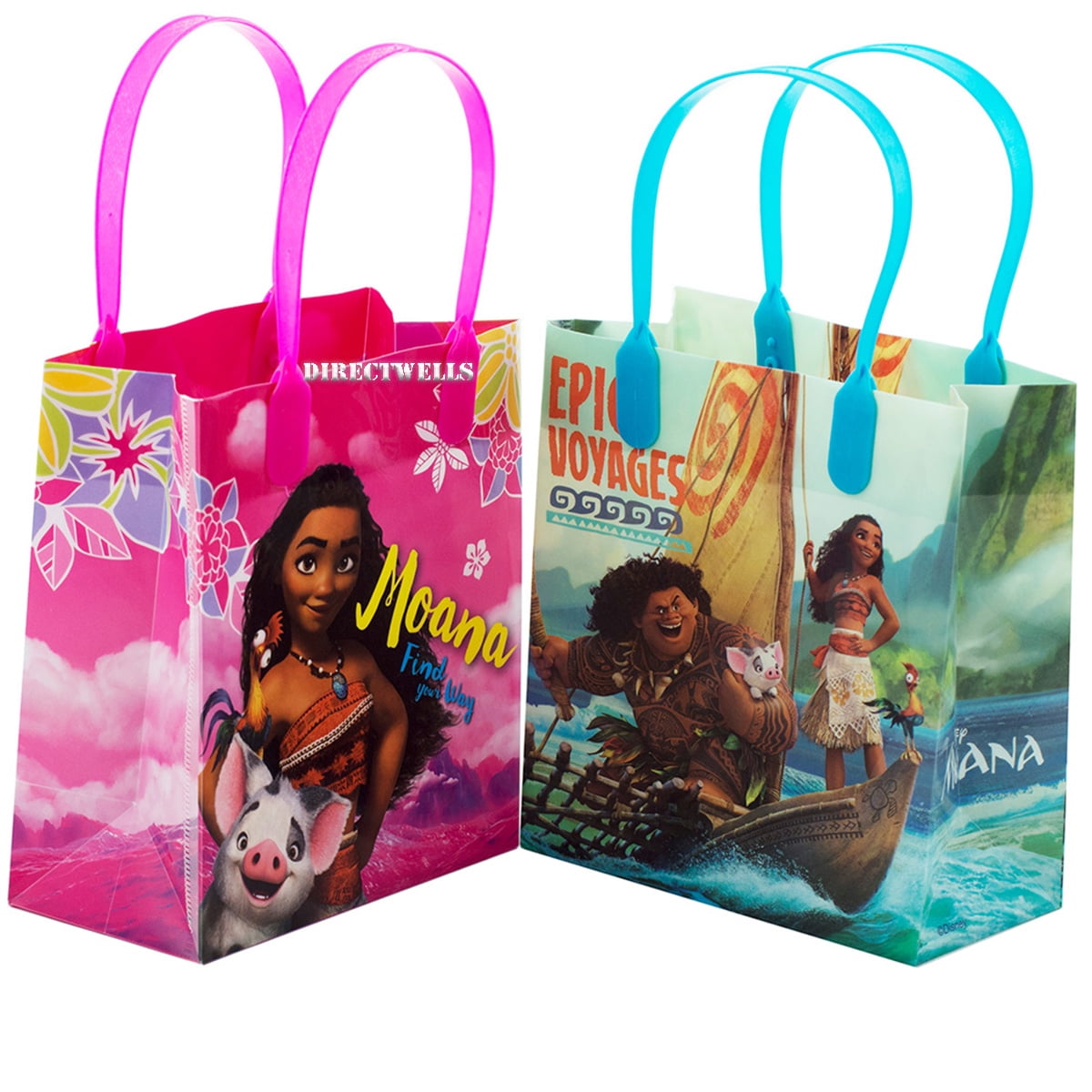 Disney Moana Pua Party Favor Goodie Bags Gift Candy Loot Goody Bags Birthday