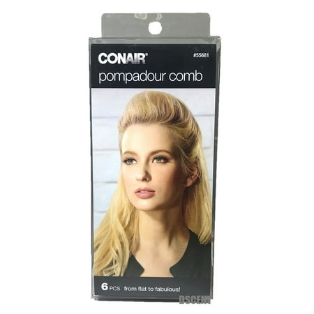 Conair Pompadour Comb Add Volume To your Hair With This 6 Piece Kit 4 Easy (Best Comb For Pompadour)