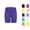 Dark Purple, variant on Girls Compression Spandex Shorts Athletic Wear Gym Dance Yoga Volleyball Bike Riding Comfy Underwear Boxer Briefs Active Pants