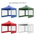 thumbnail image 4 of QualitChoice Water-proof Canopy Sidewalls Durable Oxford Cloth For Reliable Shelter Enhanced Comfort Transparent green, 4 of 6