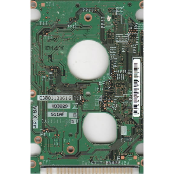 MHS2060AT, PN CA06272-B64600C3, Fujitsu 60GB IDE 2.5 PCB