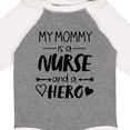 thumbnail image 4 of Inktastic My Mommy is a Nurse and a Hero Boys or Girls Long Sleeve Baby Bodysuit, 4 of 5