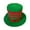 Green, variant on Striped Christmas Style Top Hat Jingle Bell Holly Leaf Holiday Dress Up Hat Halloween Accessories Free Size