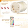 thumbnail image 5 of Yayeee Flameless Candles with Remote Flickering Battery Operated Multi Color Changing, Sunshine, 5 of 7