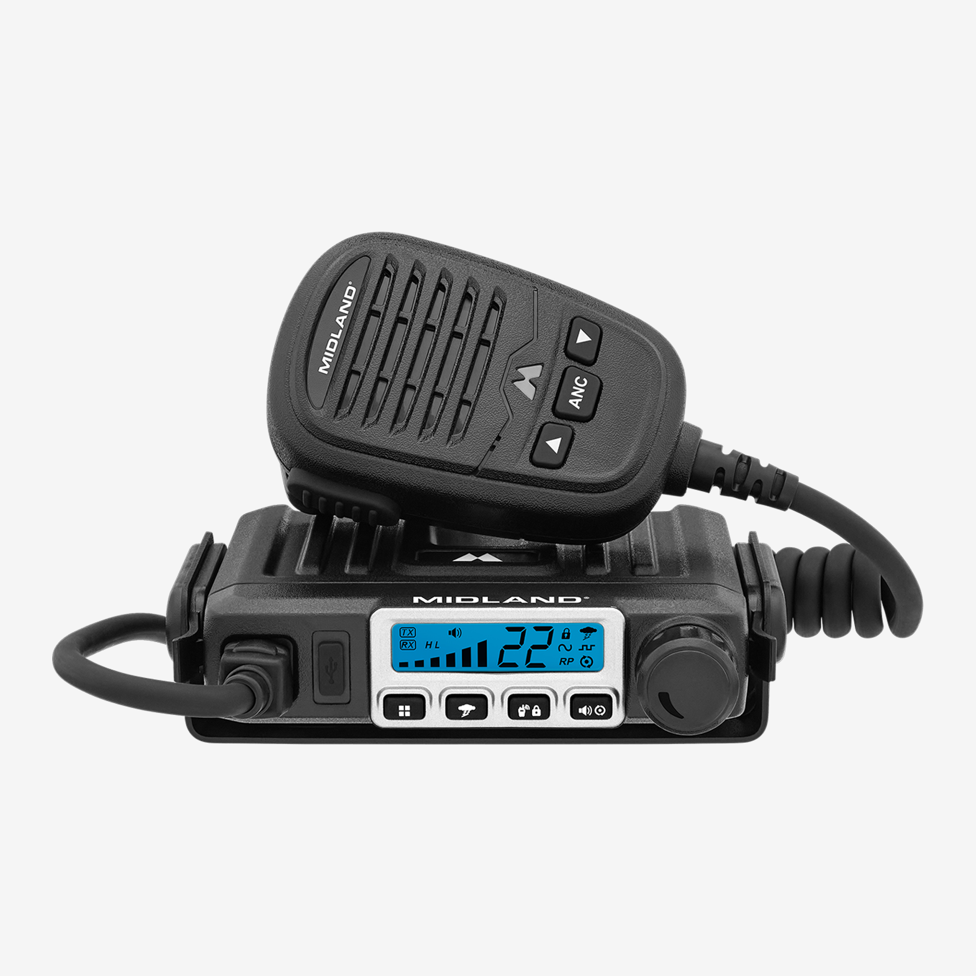 Midland MXT115VP3 15-Watt GMRS MicroMobile Radio Bundle photo 2