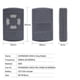 thumbnail image 4 of For hormann hs4 / hs2 / hsm2 / hsm4 / hse4 40 grey buttons 40685 mhz replacement remote control 26-27s, 4 of 4