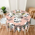 thumbnail image 6 of Happy Birthday Tablecloth, Birthday Tablecloth, Birthday Party Tablecloth Seasonal Dining-Table Cover, 60 inch Round for Home Party Picnic, 6 of 6