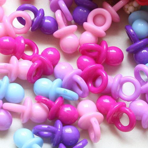 mini plastic pacifiers