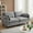 DARK GREY, variant on Eyisean 74.8" Chenille Modern Loveseat Sofa, 2 Seat Small Space Sectional Couch with USB Ports & Side Pocket, Comfy Double Layer Upholstered Deep Seat Sofa with Pillows, Easy Assembly for Living Room