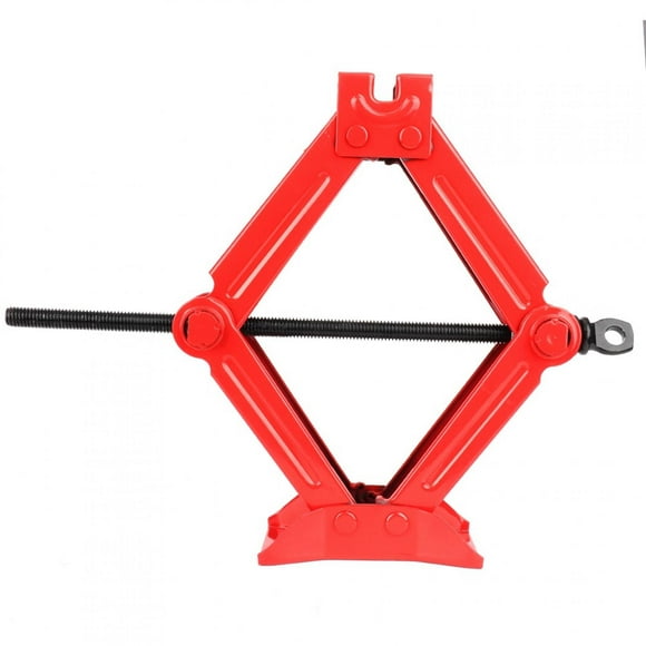 Red Lift Jack, Car Jack, Lift Stand Tool Stainless Steel For Car Tire Changing Car Tire Repairing Automotive Accessory