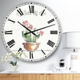 thumbnail image 2 of DesignArt Desert Botanical Bloom II Horloge Murale Gran, 2 of 2