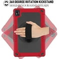 thumbnail image 4 of SOATUTO for Nokia T20 10.36 inch Tablet Case with Tempered Glass Screen Protector Kickstand / Shoulder Hand Strap Hybrid Kids Friendly Case for Nokia T20 TA-1392 TA-1394 TA-1397 (Red+Black/1 Pcs), 4 of 6
