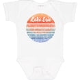 thumbnail image 3 of Inktastic Lake Erie Distressed Retro Sunset Boys or Girls Baby Bodysuit, 3 of 5