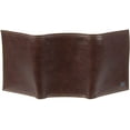 Dockers Men's RFID Extra Capacity Trifold Wallet With Zipper Pocket