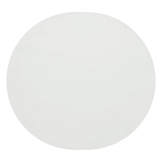 Uxcell 100 Pcs Hojas de Papel Pergamino Sin Blanquear para Hornear Redondas, Papel para Hamburguesas de 10 Pulgadas, Papel de Pulpa Antiadherente para Hornear, Asar o Almacenamiento de Carne, Blanco