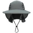 thumbnail image 2 of Sombrero Para El Sol Al Aire Libre Protección Uv Sombrero De Pesca Con Protector De Cuello Sombrero De Ala Ancha Para Hombres Y Mujeres seitruly AP008070-02, 2 of 6